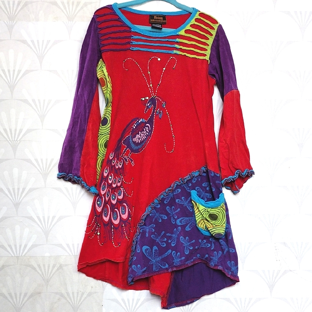 Rising International Peacock Dress